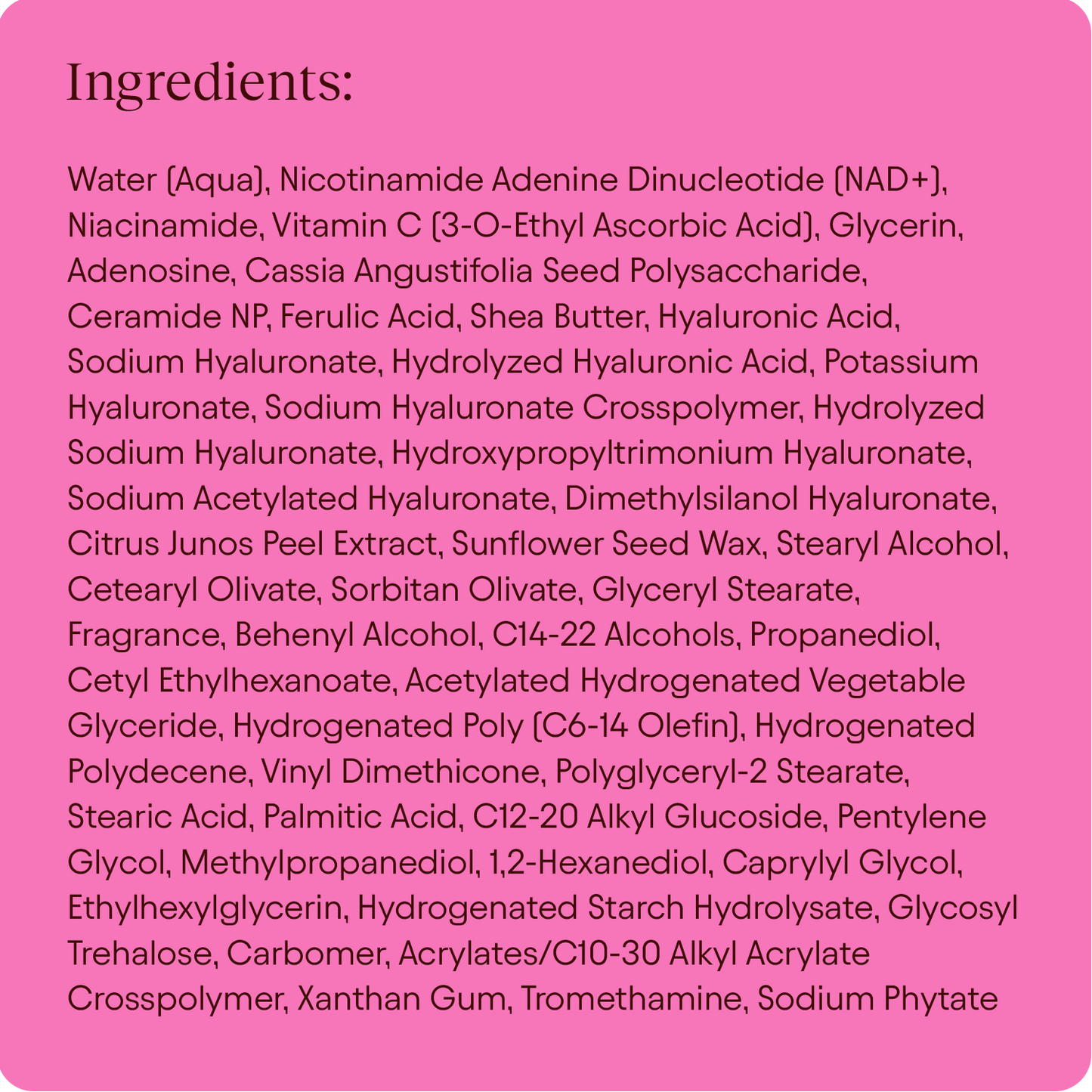 Anti-Aging Moisturizing Cream