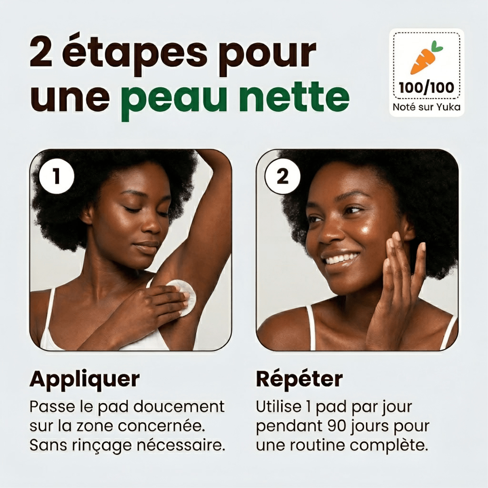 Pads Anti - Taches Noires 3 en 1 - Kloryne